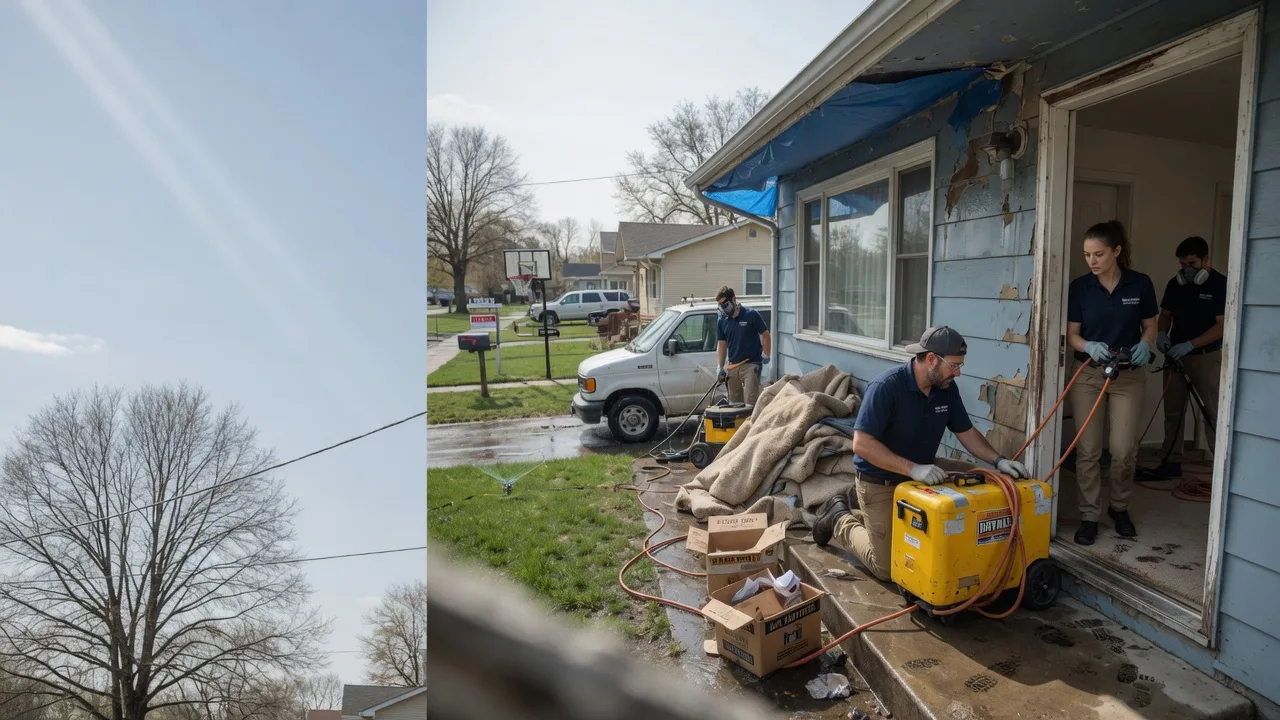 Basement Flood Cleanup in Fowlerton, IN near me